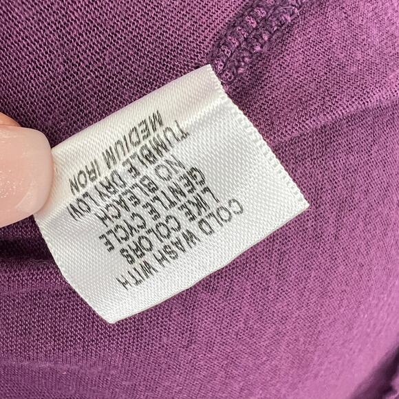 AG Adriano Goldschmied Purple Top Cotton Scoop Neck Spaghetti Strap Sz Medium M - Picture 9 of 9